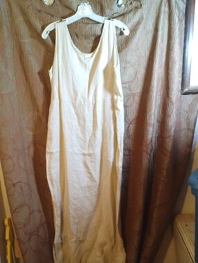 Allen Allen Cream Maxi Dress